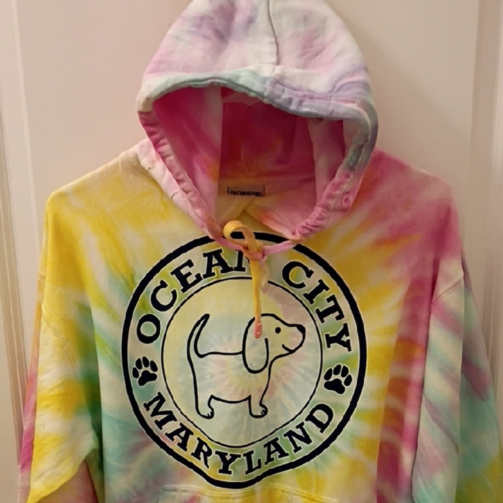 Ocean City Maryland Tie-Dye Hoodie